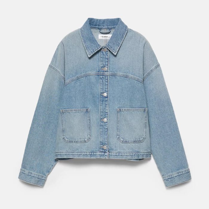 Boxy denim overshirt