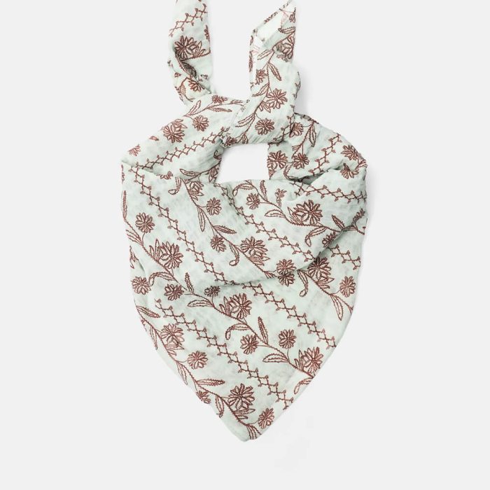 Embroidered scarf